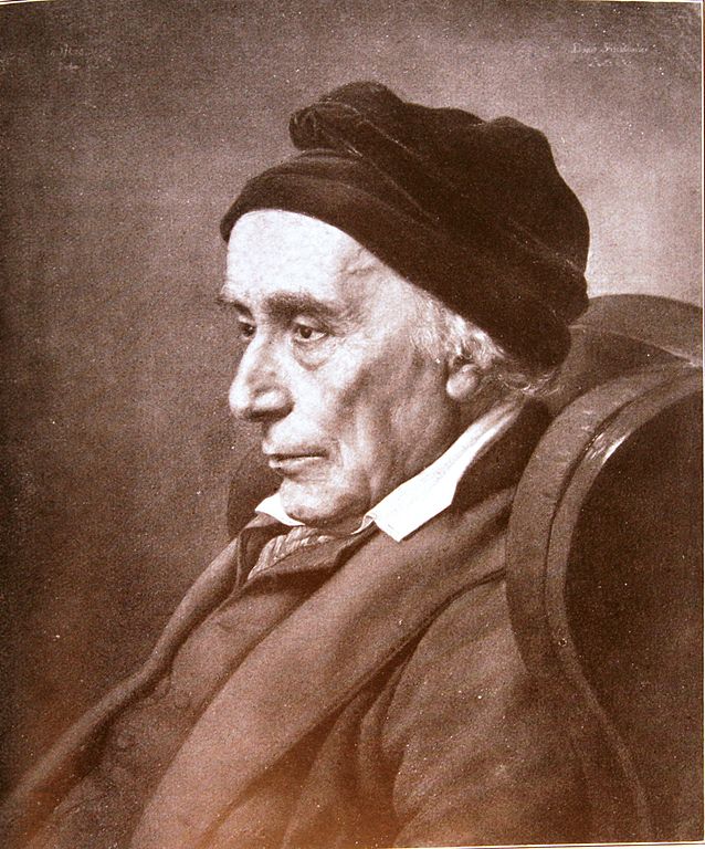 David Friedländer (1750-1834). Portrait de Julius Hübner, 1834.