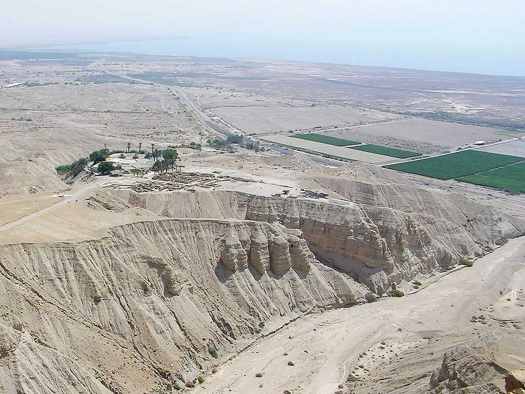 Qumran, vue panoramique