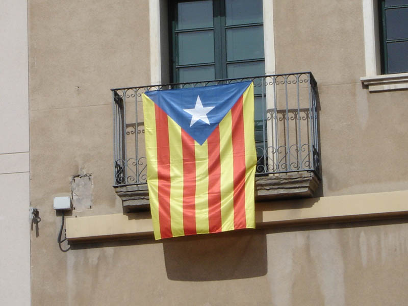 Drapeau indépendantiste catalan ERC