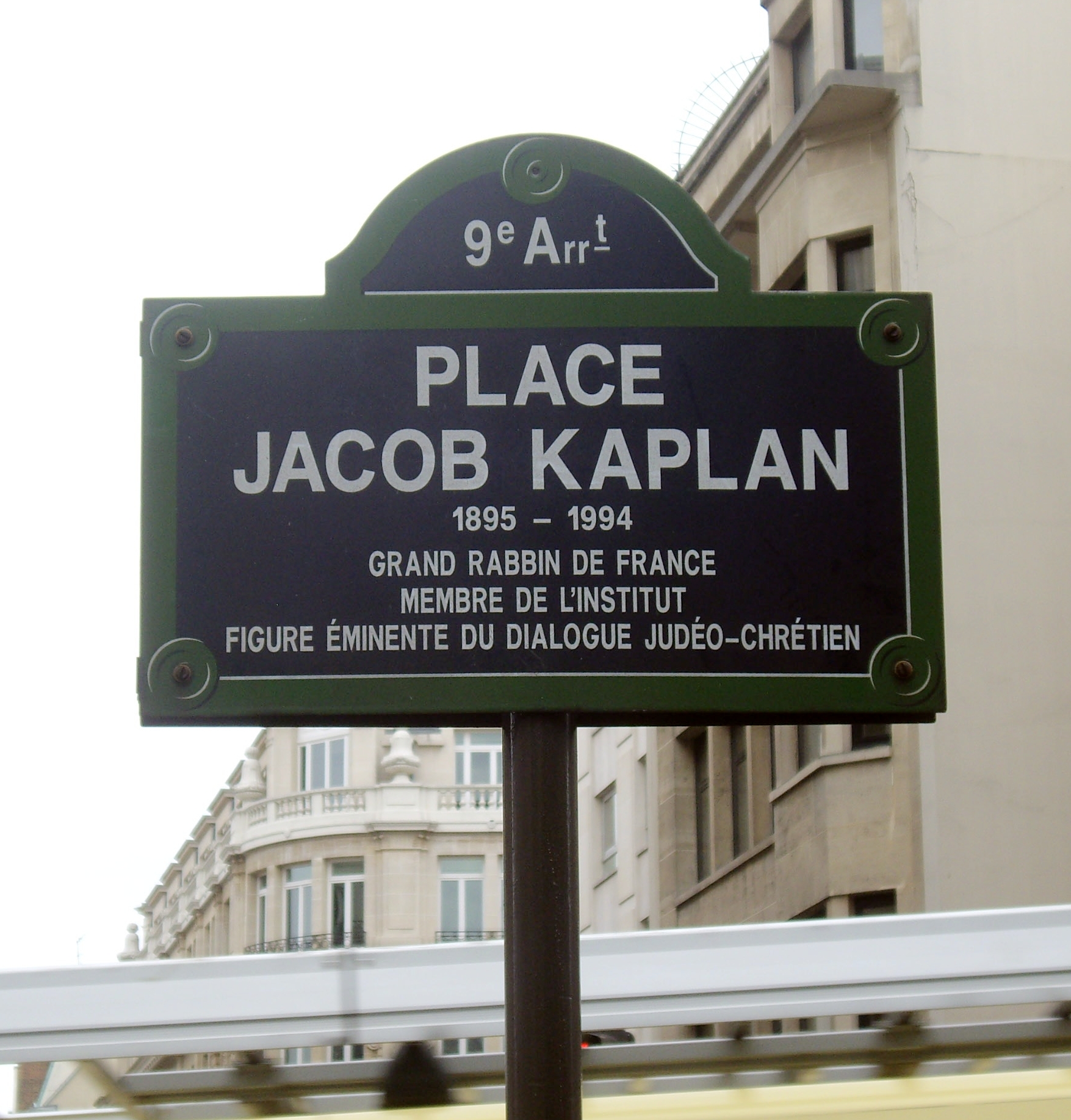 Place Jacob Kaplan, Paris 9°