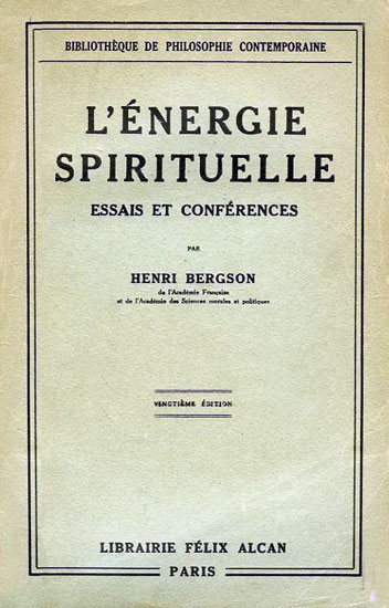 L'énergie spirituelle de Bergson