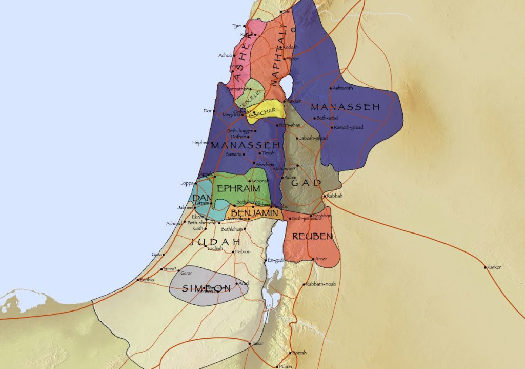 Territoire des Douze Tribus d'Israël
