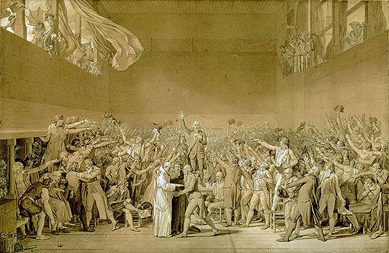 David Jacques Louis (1748-1825). Versailles, châteaux de Versailles et de Trianon. MV8409;INVDessins736;RF1914.