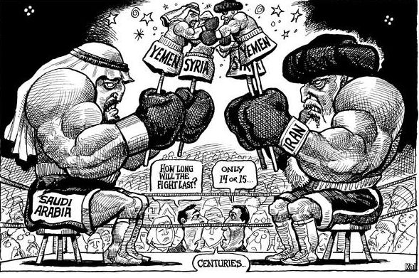 Iran contre Arabie Saoudite