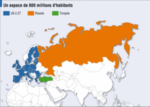 Carte Europe-Russie