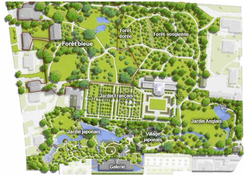 Plan Jardin Albert Kahn